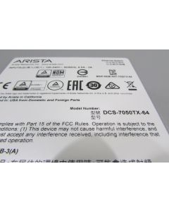 DCS-7050TX-64-R - AS-IS
