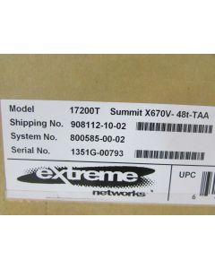 X670V-48T-TAA - AS-IS