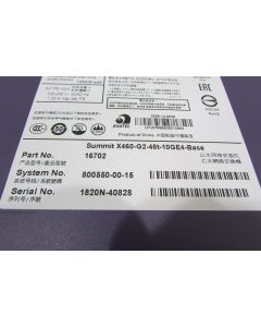 X460-G2-48t-10GE4-Base - Used