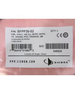 SFPP30-02 - New (Sealed)