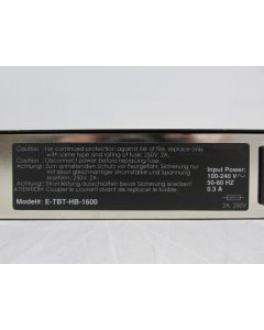 E-TBT-HB-1600 - Used